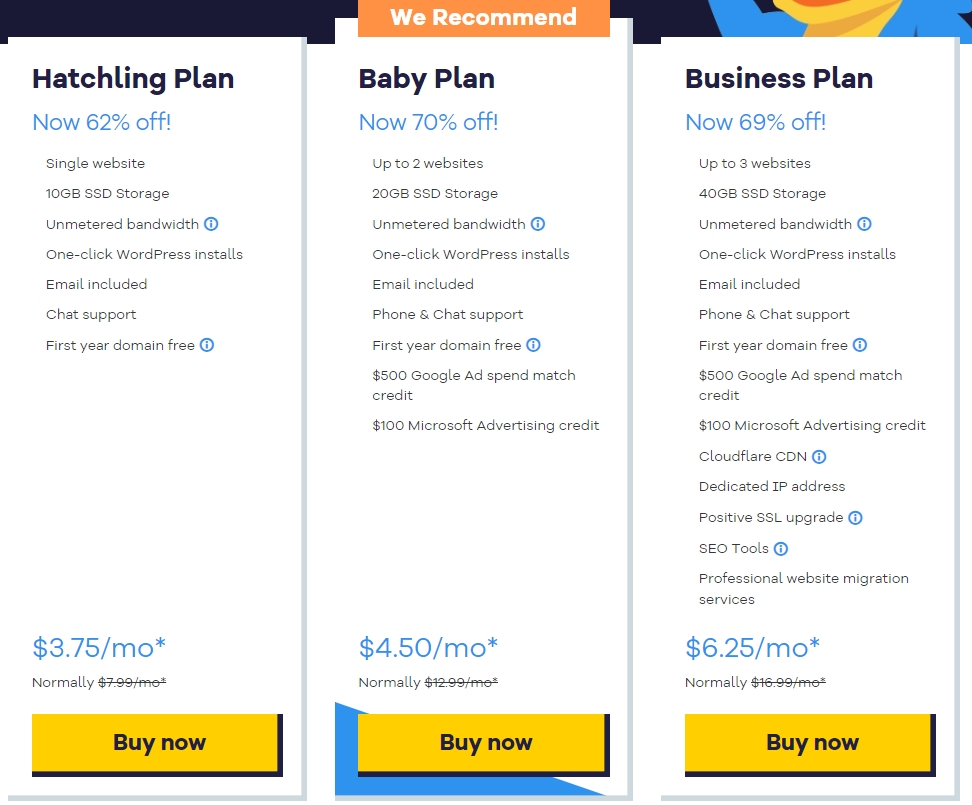 HostGator虚拟主机方案