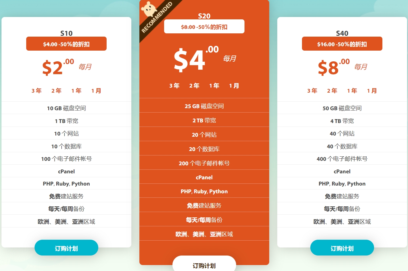 Hostens虚拟主机方案