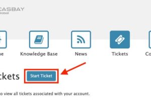 Casbay提交工单的方法