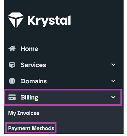 Krystal支付方式