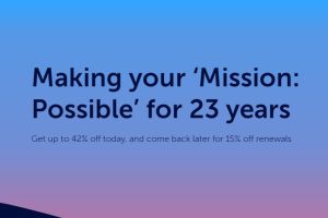 Namecheap23周年庆活动