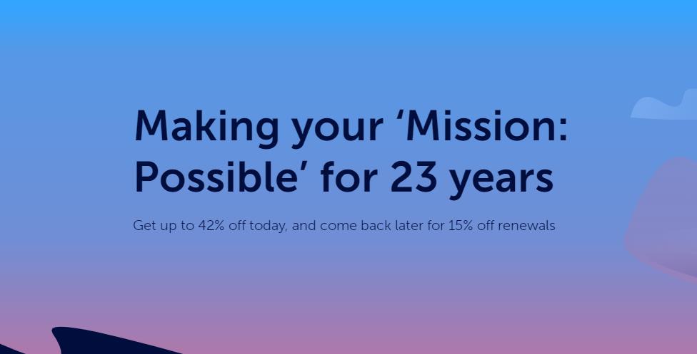 Namecheap23周年庆活动