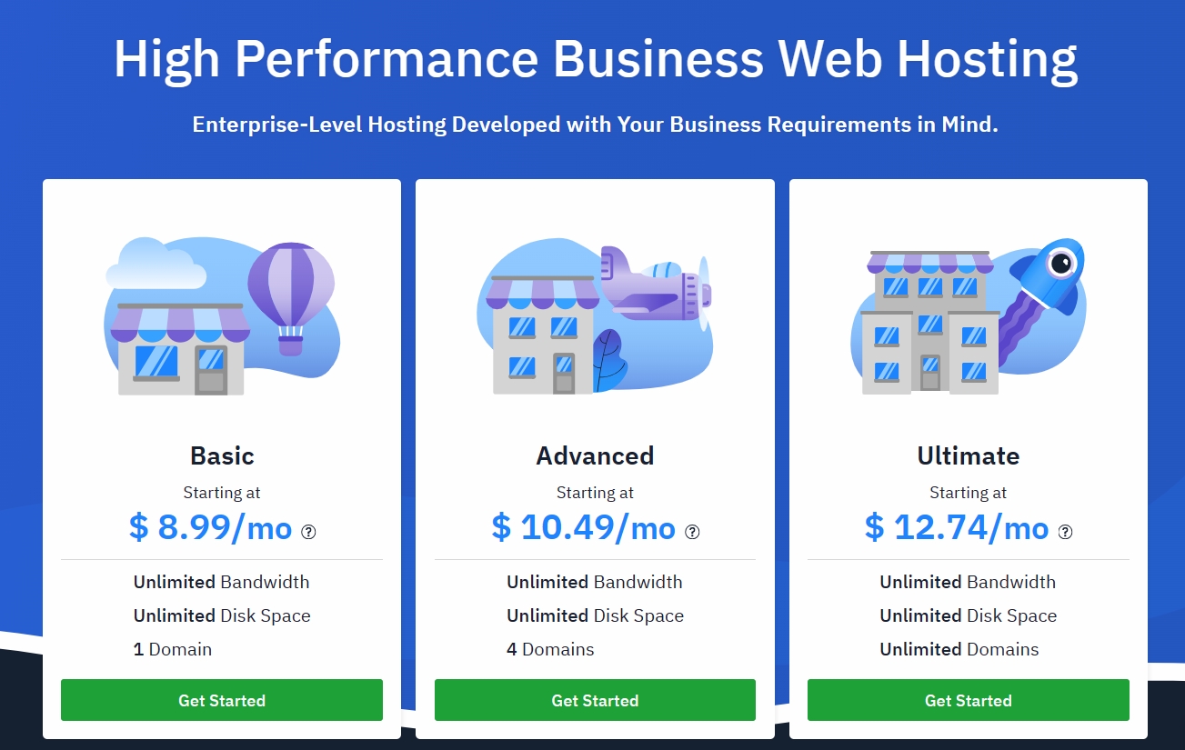 Hostwinds企业型虚拟主机