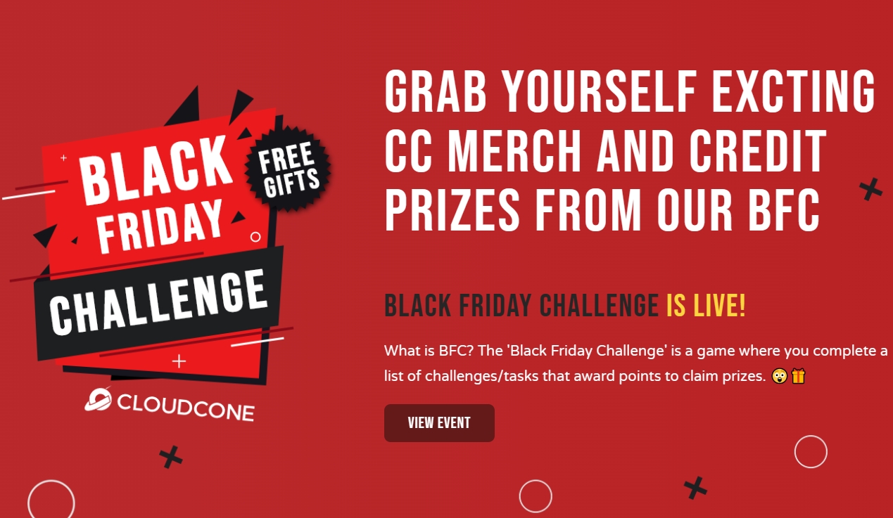 CloudCone黑五秒杀活动 VPS特价仅需$10.92/年