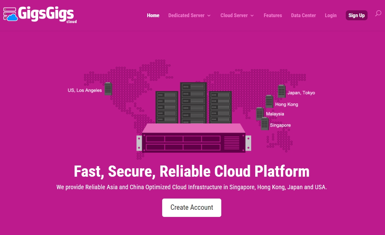 GigsGigsCloud黑五活动 美国CN2 GIA VPS八折只需$79.2/月 可获高达70%充值优惠券