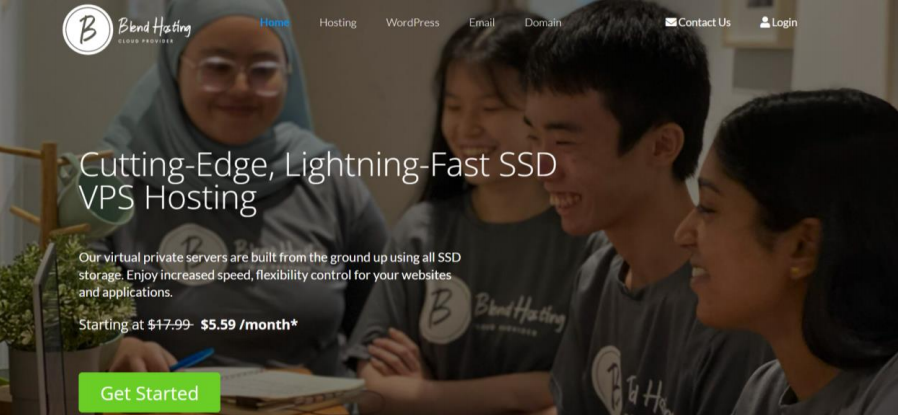 Blend Hosting VPS 托管计划