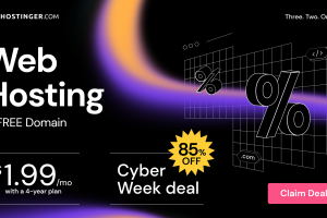 Hostinger网络星期一促销