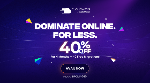 Cloudways黑五大促活动