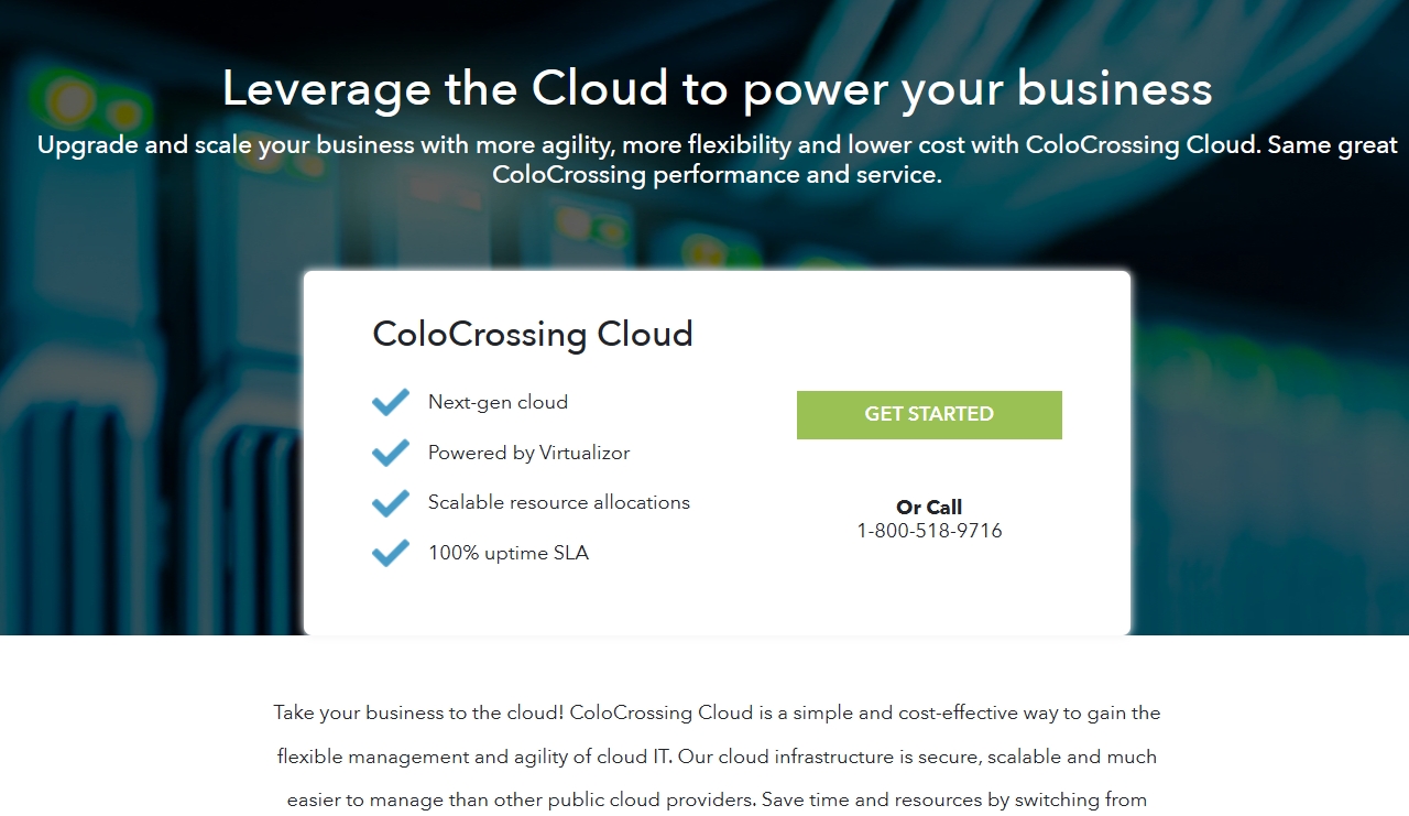 ColoCrossing美国云服务器