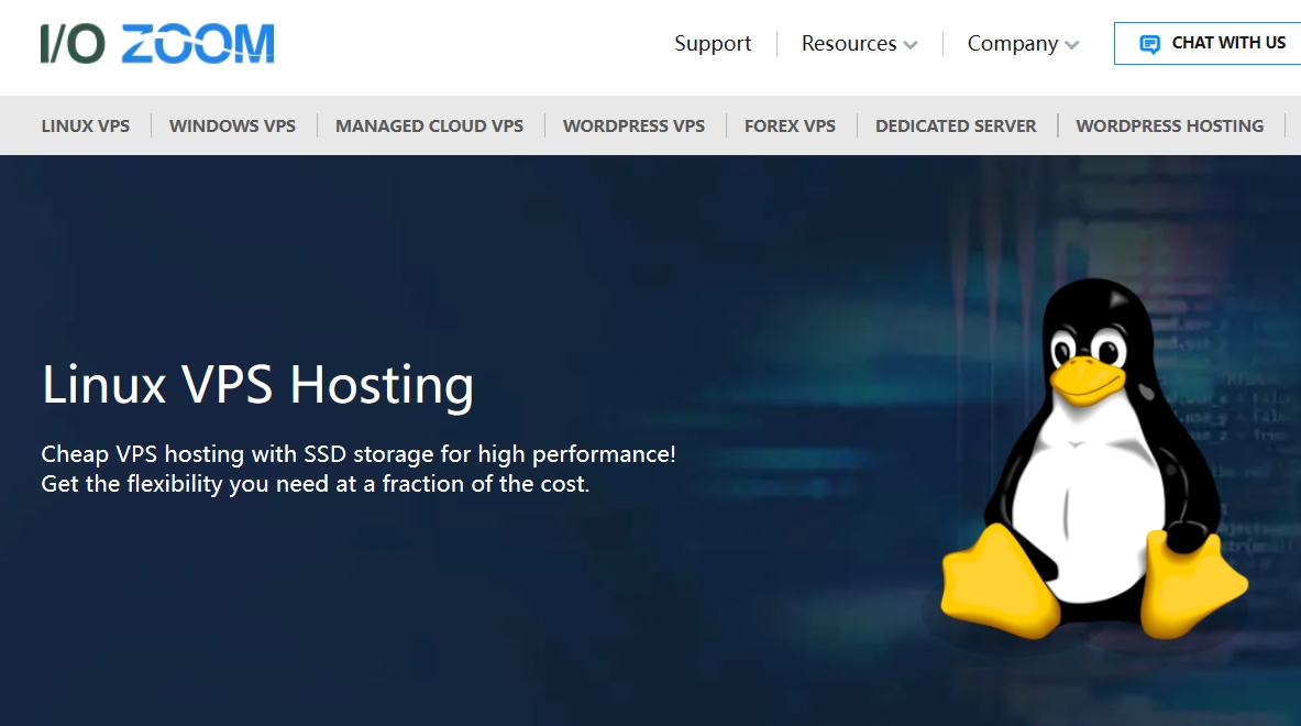 IOZoom Linux VPS主机