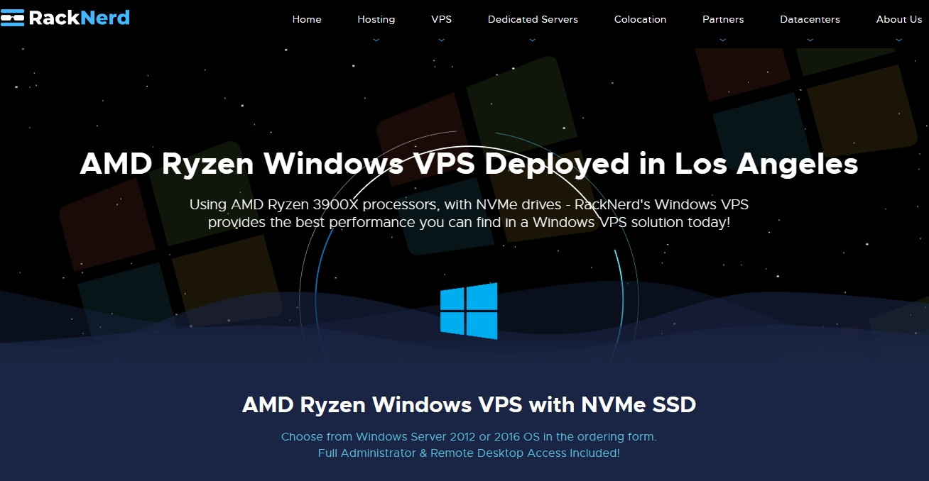 RackNerd美国Windows VPS