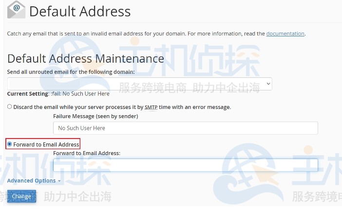 转发到电子邮件地址