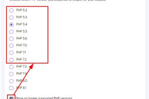 Hostinger上更改网站的PHP版本教程