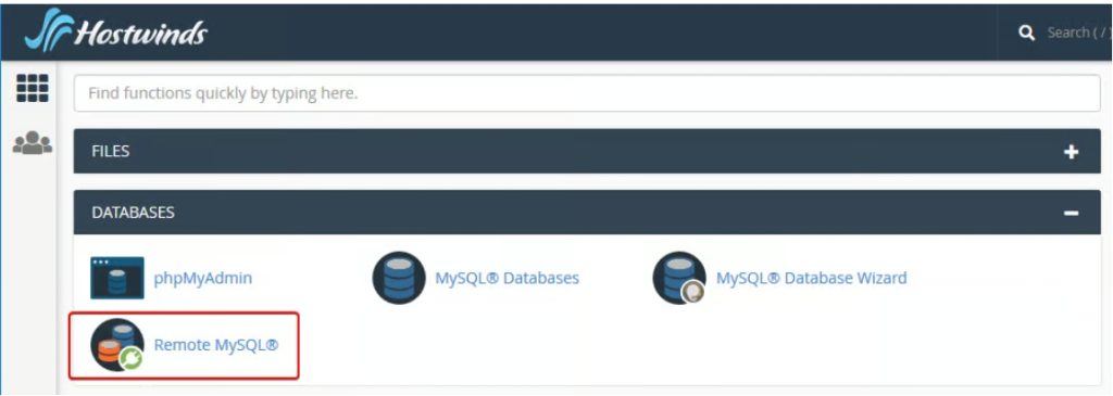 添加MySQL远程访问主机