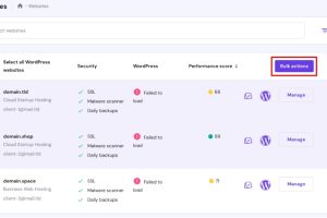 WordPress网站执行批量操作