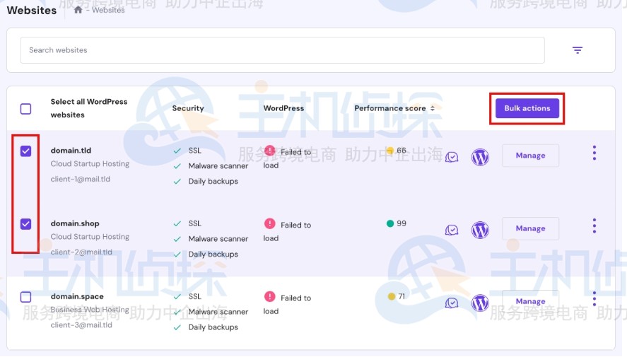 WordPress网站执行批量操作