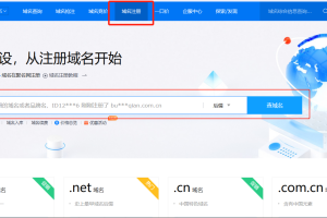 聚名网域名注册流程