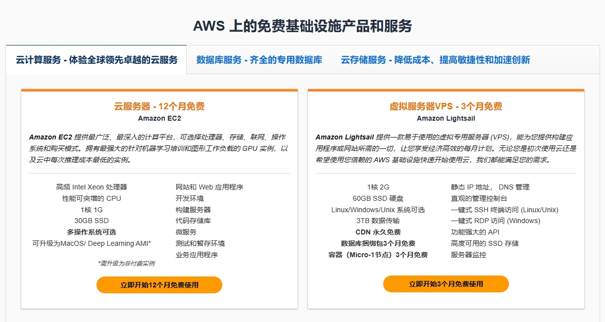 国外高性能服务器免费