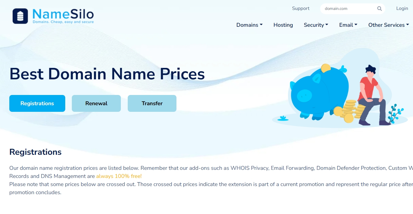 NameSilo域名注册