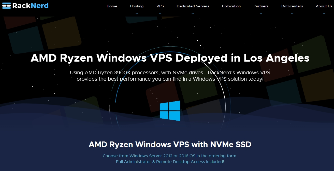 RackNerd美国Windows VPS