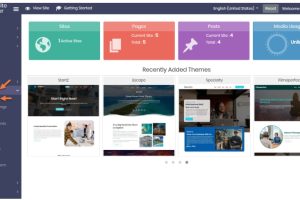 网站构建器管理员