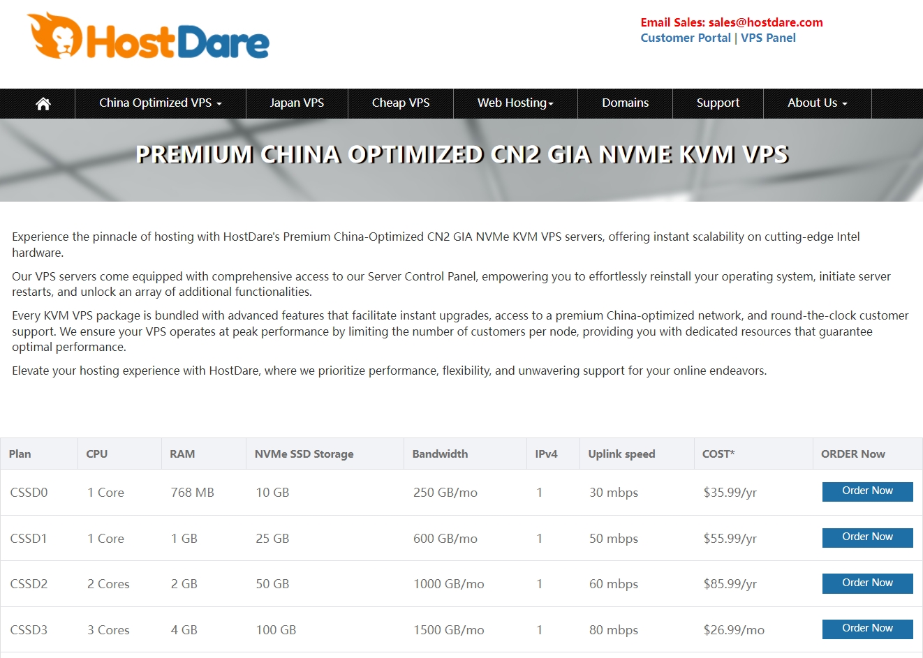 HostDare春节促销
