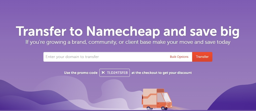 Namecheap域名转移优惠