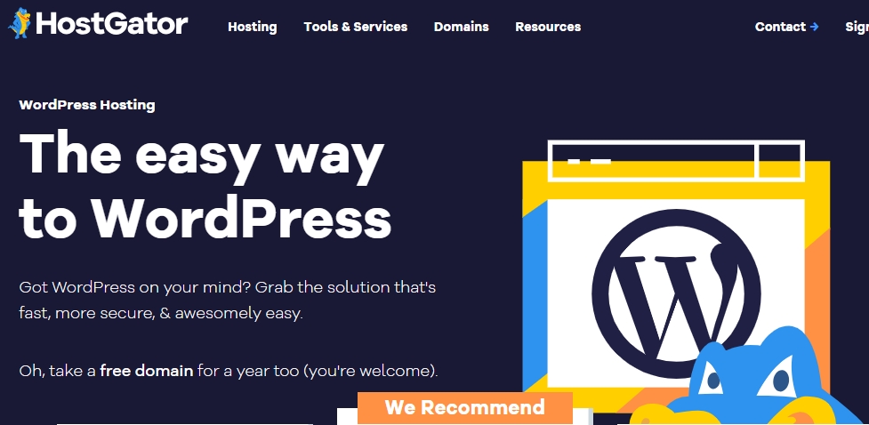 HostGator WordPress主机