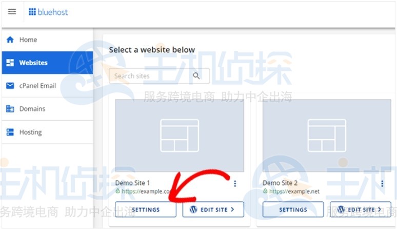 Bluehost网站设置