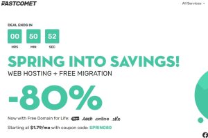 FastComet春季促销