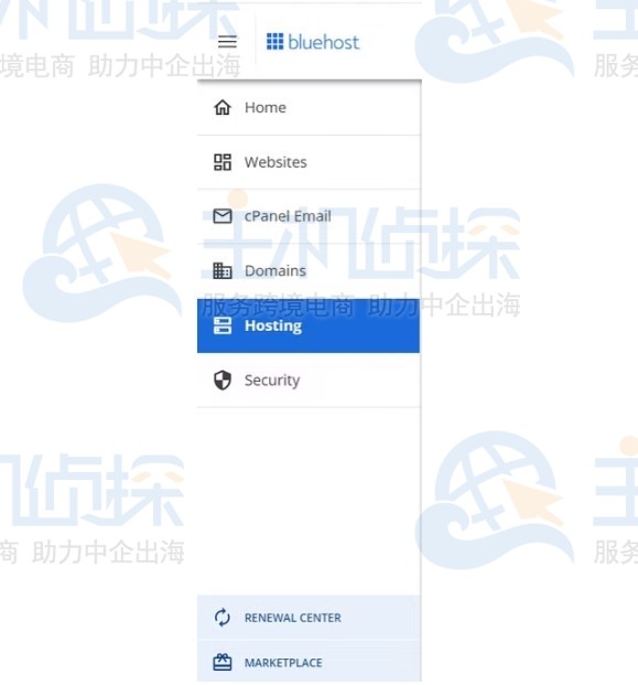 BlueHost控制面板
