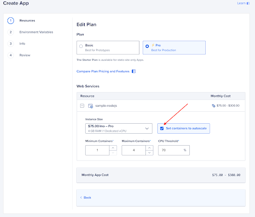 DigitalOcean CPU自动缩放功能