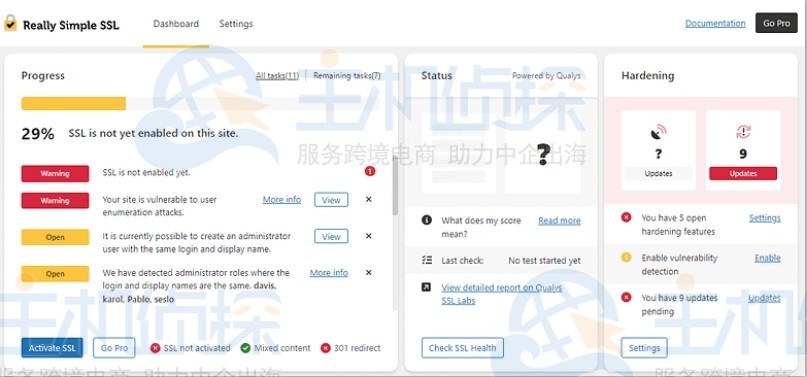 使用Really Simple SSL激活SSL