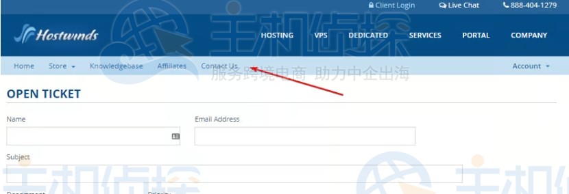 联系我们菜单选项卡