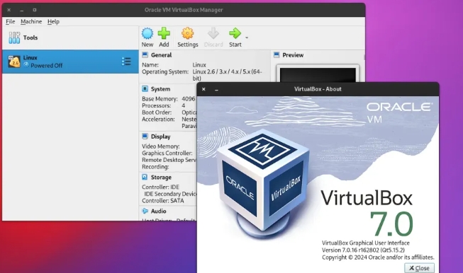 VirtualBox 7.0.16版本