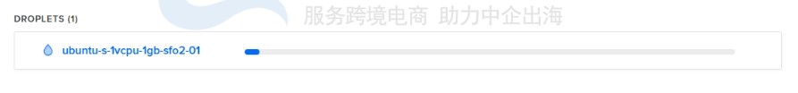 单击创建Droplet