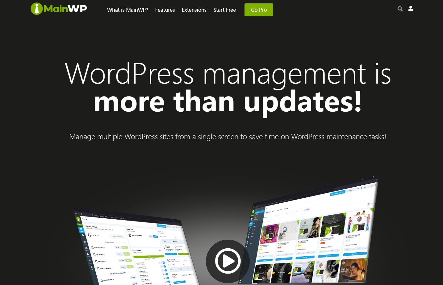 WordPress管理插件MainWP