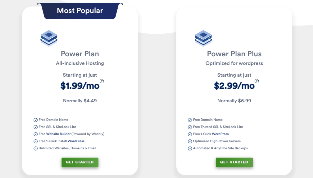 WebHostingPad虚拟主机套餐