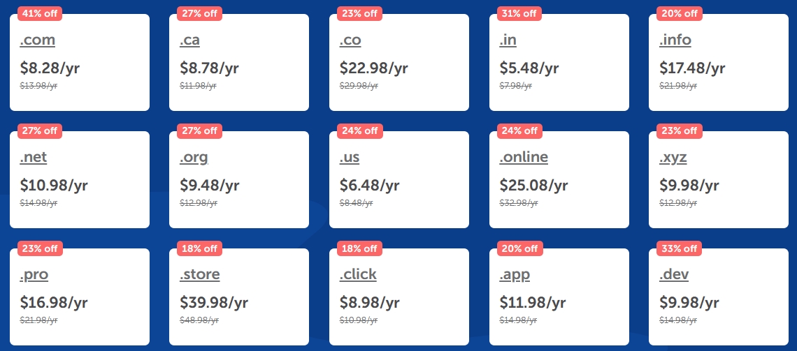 Namecheap域名转入优惠