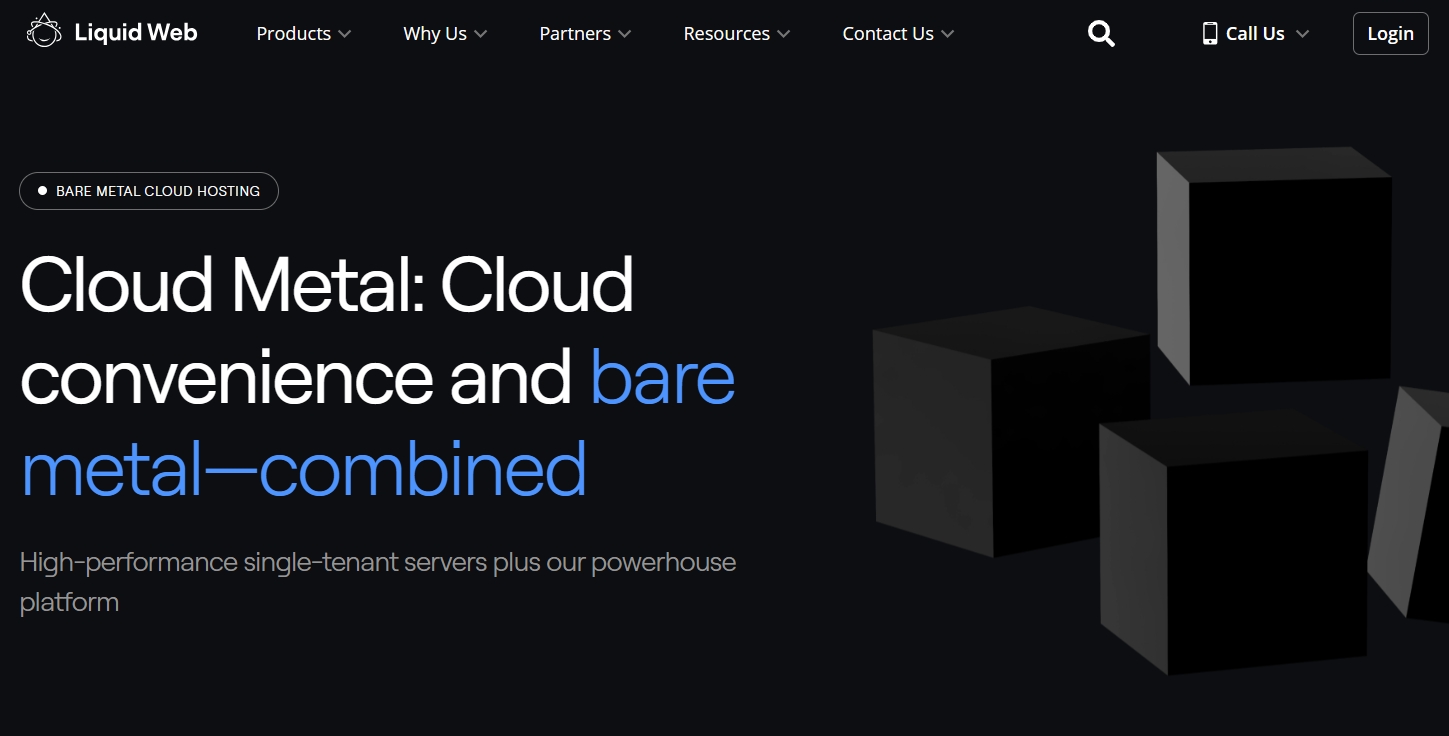 Liquid Web裸机云服务器