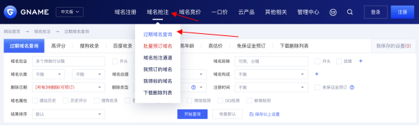 过期域名查询平台