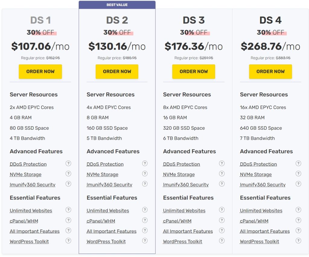 FastComet专用CPU服务器方案