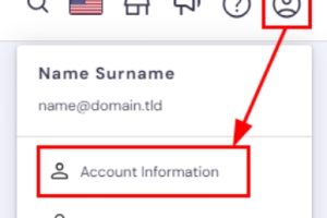 Hostinger会员区的账户信息