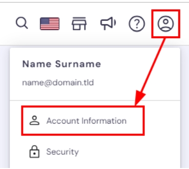 Hostinger会员区的账户信息