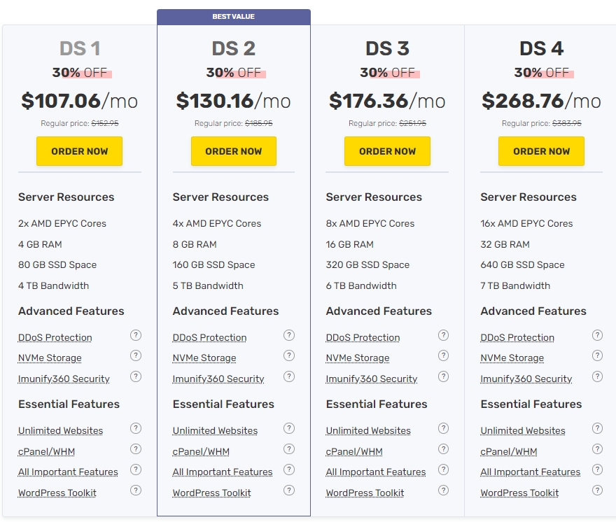 FastComet专用CPU服务器方案