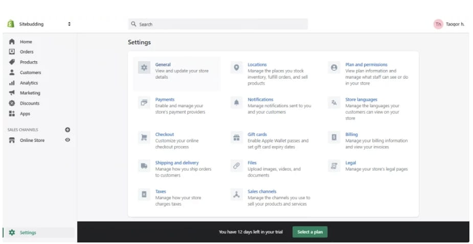 Shopify套餐选择及多店铺设置