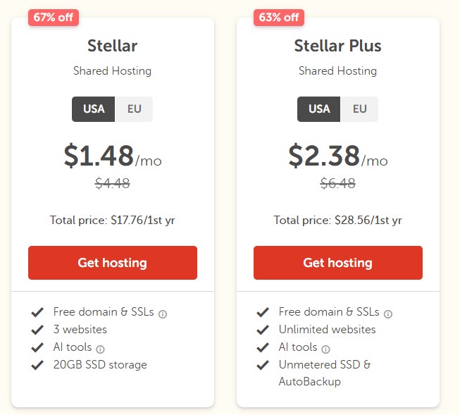 Namecheap虚拟主机优惠