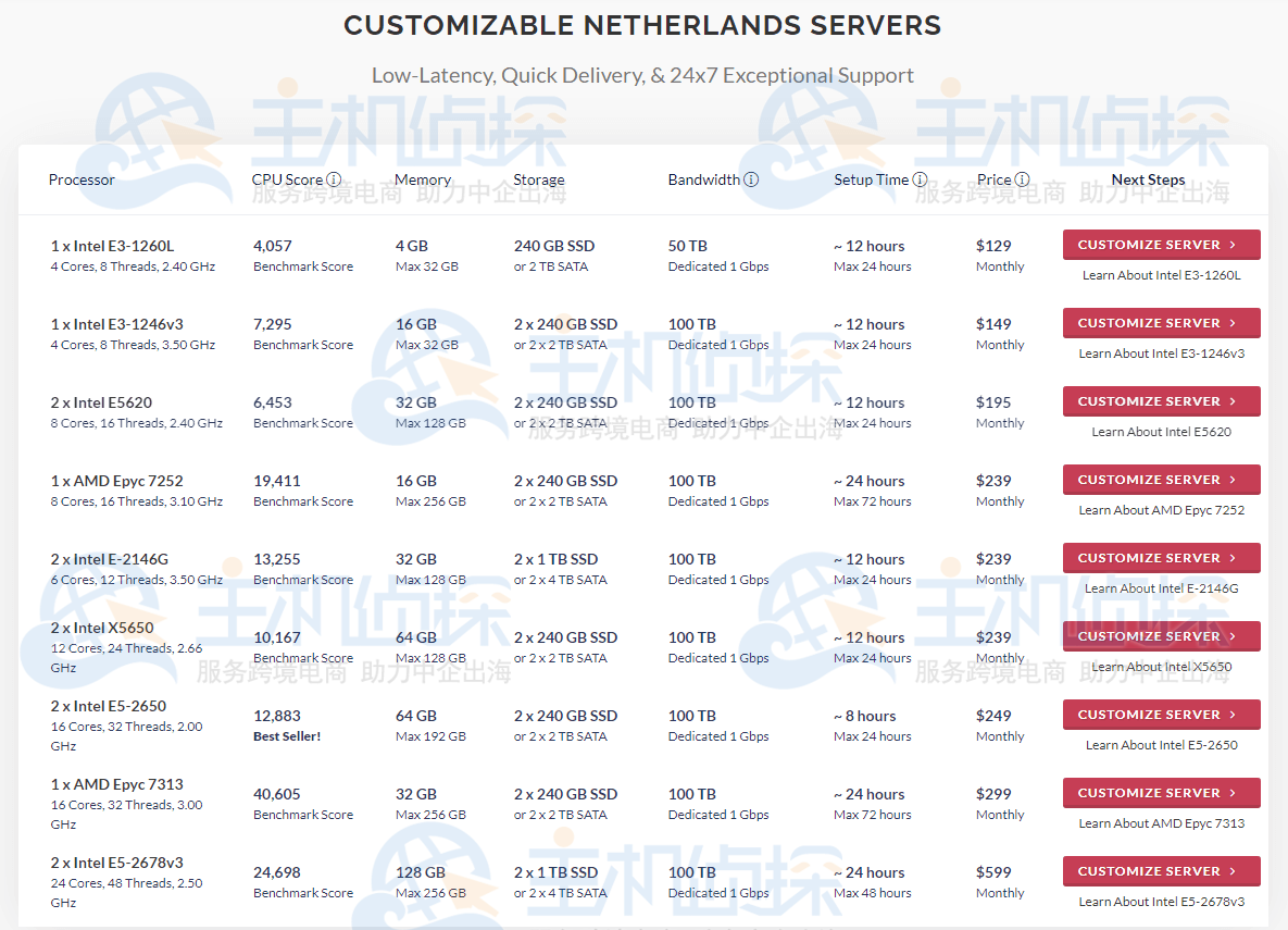 荷兰服务器购买教程