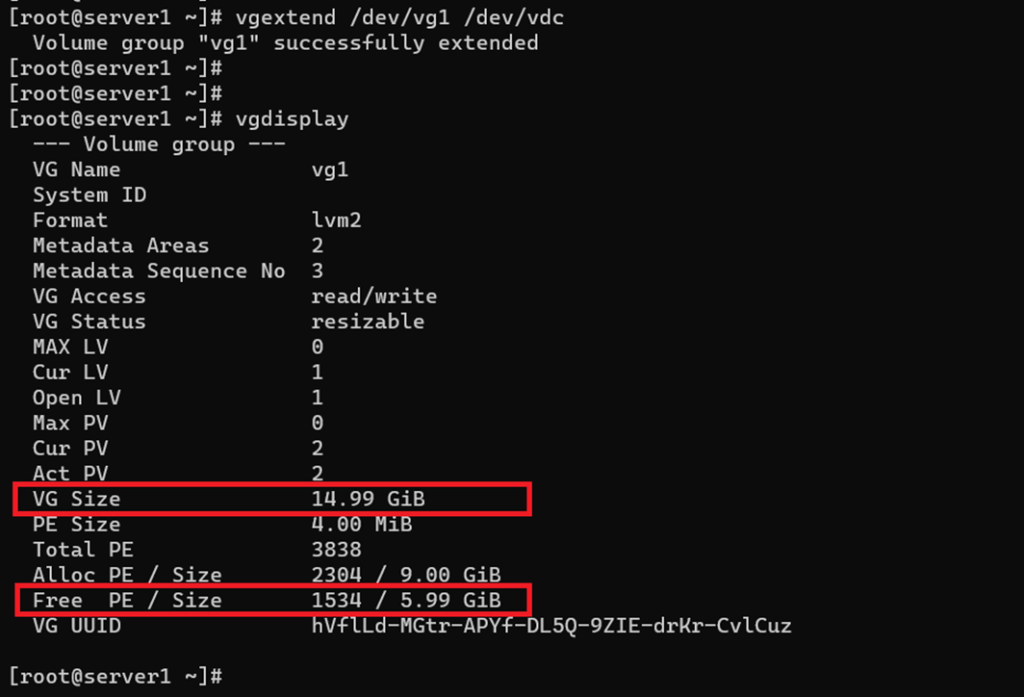 海外服务器扩展LVM分区