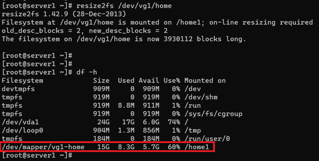 海外服务器扩展LVM分区